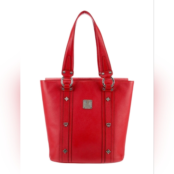 MCM Leather Tote - Picture 1 of 7